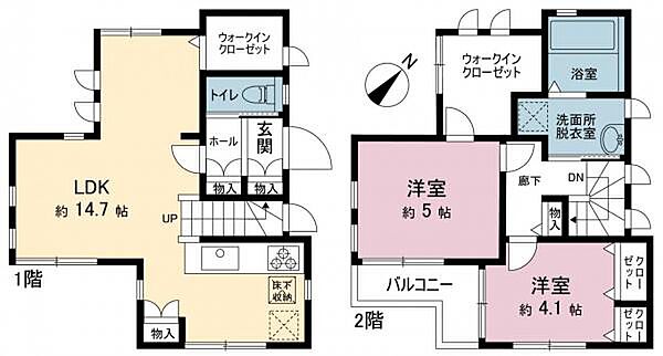 間取りを拡大表示