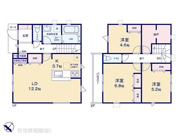 間取りを拡大表示