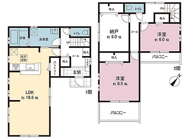間取りを拡大表示