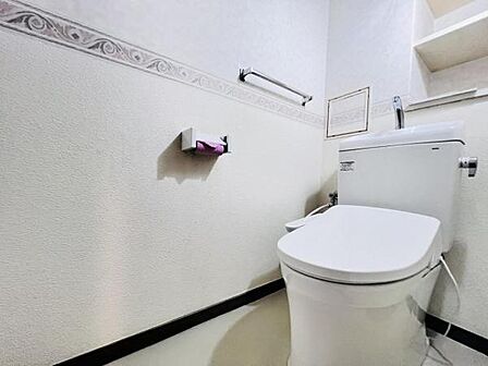 ほっと安らげるトイレ空間です。