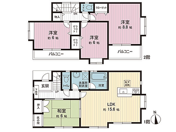 間取りを拡大表示