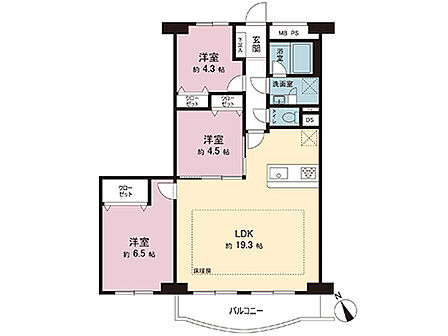 間取図です。図面と異なる場合は現況を優先させていただきます。