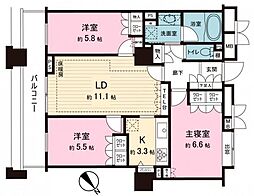 間取図画像 3LDK