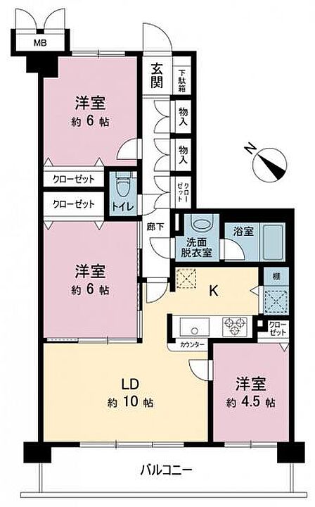 間取図です。図面と異なる場合は現況を優先させていただきます。