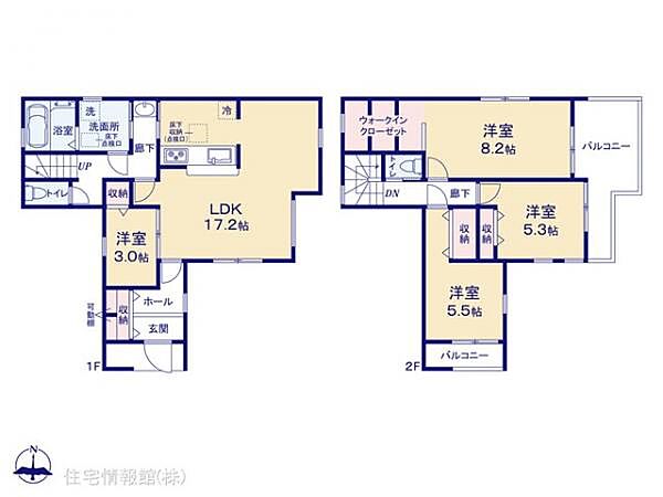 間取りを拡大表示