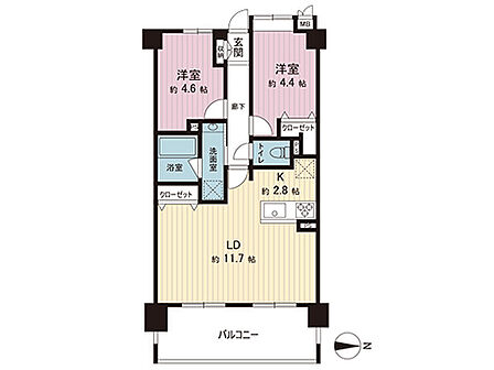 間取図です。図面と異なる場合は現況を優先させていただきます。