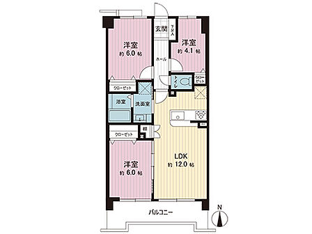 間取図です。図面と異なる場合は現況を優先させていただきます。