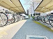 敷地内の駐輪場です。