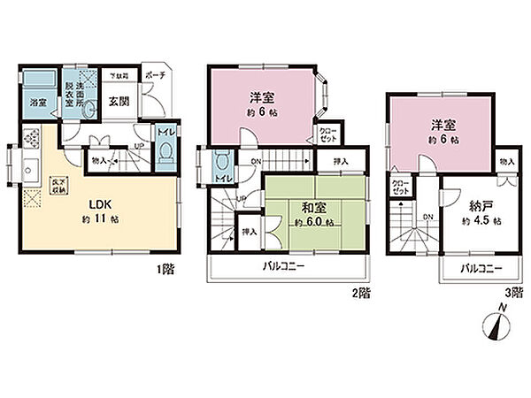 間取りを拡大表示