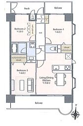 間取図画像 3LDK
