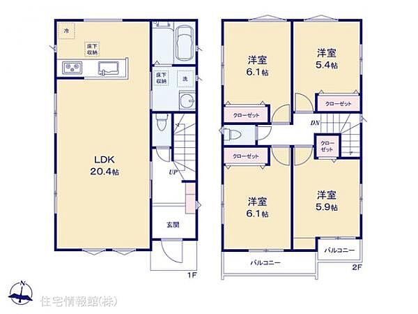 間取りを拡大表示