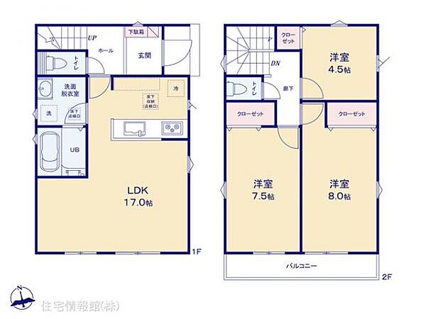 間取りを拡大表示