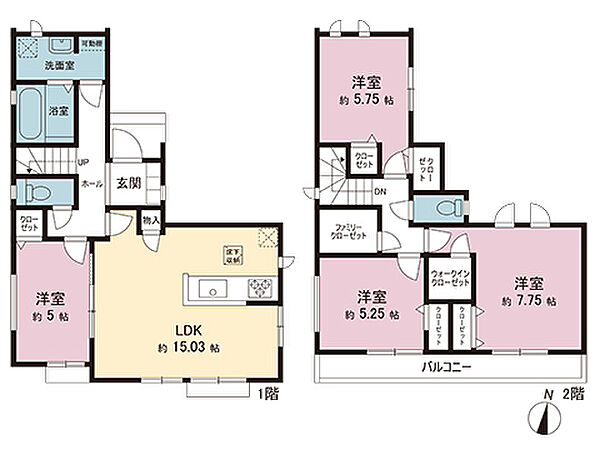 間取りを拡大表示