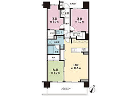 グランシーナ蘇我ザ・プレミアム 3LDKの間取図画像
