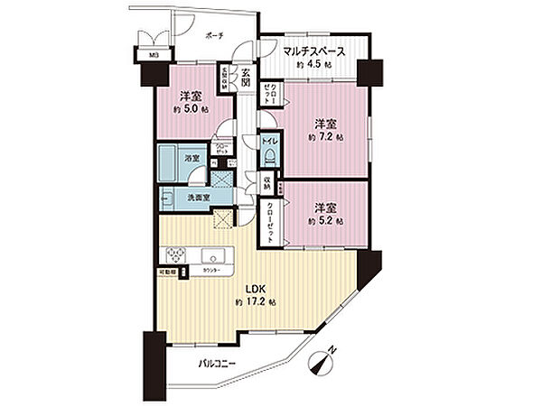間取りを拡大表示