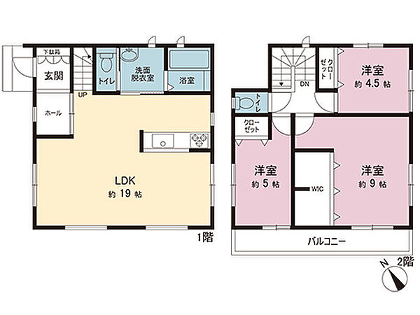 間取りを拡大表示