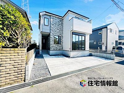外観:間取はファミリーにもおすすめ4LDKの新築戸建です。 外観:間取はファミリーにもおすすめ4LDKの新築戸建です。