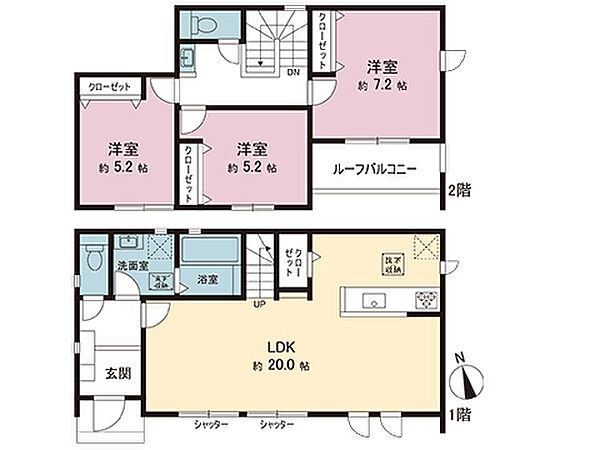 間取りを拡大表示