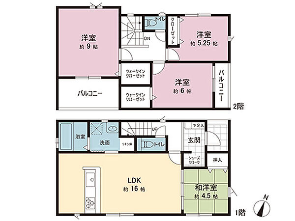 間取りを拡大表示