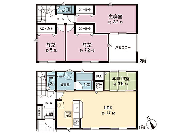 間取りを拡大表示