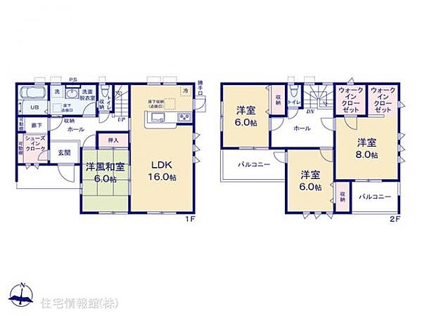 間取りを拡大表示