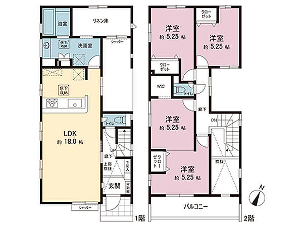 間取りを拡大表示
