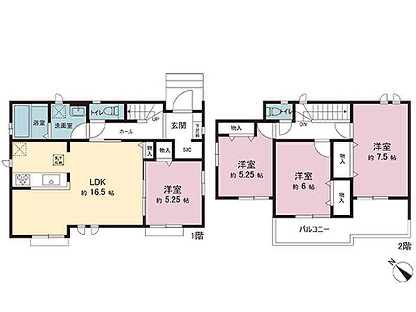 間取りを拡大表示