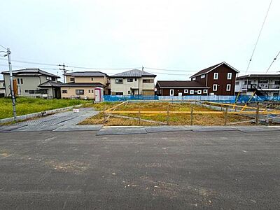 外観：間取はファミリーにもおすすめ4LDKの新築戸建です。