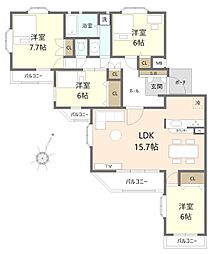 間取図画像 4LDK