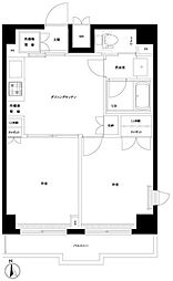 ルーブル鷺宮六番館 2DKの間取図画像