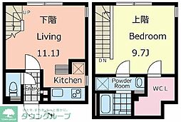 PASEO西新宿五丁目 1LDKの間取図画像