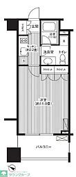 グランハイツ代々木 1Kの間取図画像