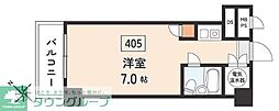 東池袋マンション ワンルームの間取図画像