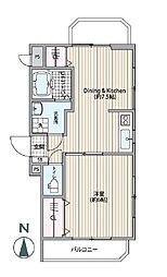 アペックス東高円寺 2Kの間取図画像