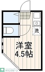 グレースルシール ワンルームの間取図画像