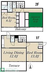 西大久保イレブン 3SLDKの間取図画像