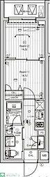 杉並区和田3丁目マンション 2Kの間取図画像