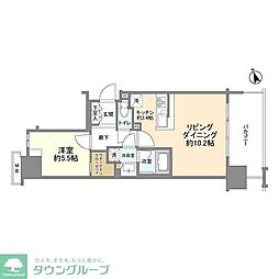 シティハウス西池袋 1LDKの間取図画像