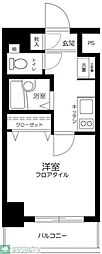 スカイコート文京茗荷谷 1Kの間取図画像
