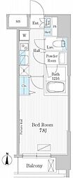 UPPERFIELDWOOD 1Kの間取図画像