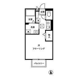 エントピア南長崎 1Kの間取図画像