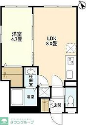 WELLSQUAREISM目白EAST 1LDKの間取図画像