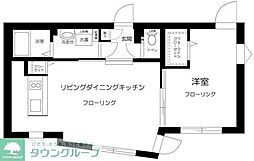 LAPiSHONGO 1LDKの間取図画像