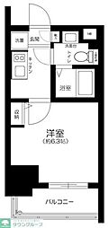 Le-lion西早稲田 1Kの間取図画像
