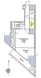 プライムメゾン本郷 1LDKの間取図画像