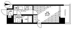 ステージグランデ新高円寺 1Kの間取図画像