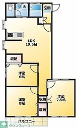 間取図画像 3LDK