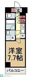 クレヴィスタ板橋西台2 1Kの間取図画像