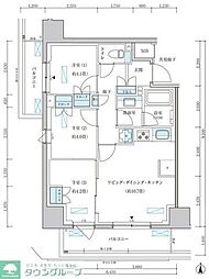パークアクシス池袋イースト 3LDKの間取図画像