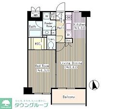 LaPaisible 1LDKの間取図画像